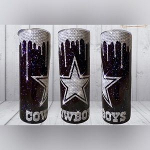 Dallas Cowboys 20oz‎ Tumbler With Straw And Lid